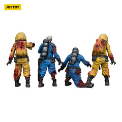 Zombie Dark Source Action Figures 4-Pack Biochemical Lab Team 8 cm 6927054401550