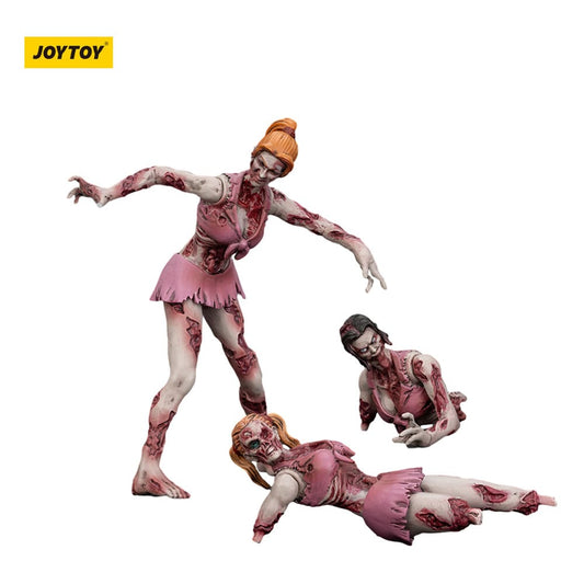 Zombie Dark Source Action Figures 3-Pack Cheer Leaders 8 cm 6927054401574