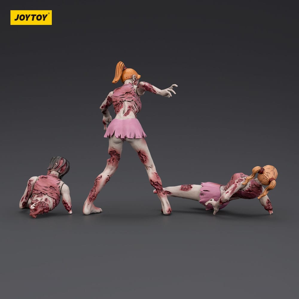 Zombie Dark Source Action Figures 3-Pack Cheer Leaders 8 cm 6927054401574