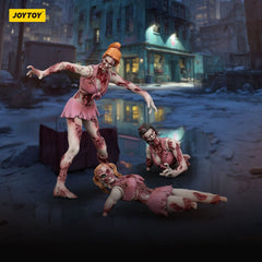 Zombie Dark Source Action Figures 3-Pack Cheer Leaders 8 cm 6927054401574