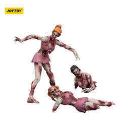 Zombie Dark Source Action Figures 3-Pack Cheer Leaders 8 cm 6927054401574