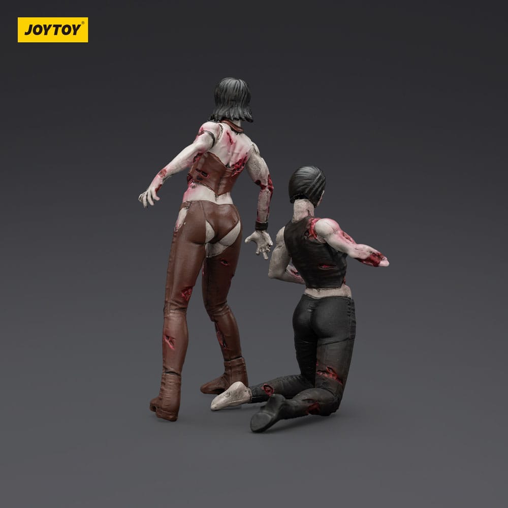 Zombie Dark Source Action Figures 2-Pack Female wrestlers 8 cm 6927054401581