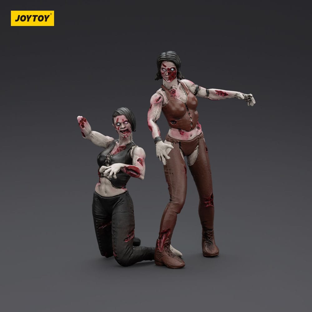 Zombie Dark Source Action Figures 2-Pack Female wrestlers 8 cm 6927054401581