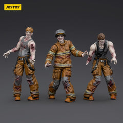Zombie Dark Source Action Figures 3-Pack Firefighters 8 cm 6927054401598
