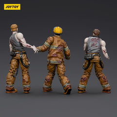 Zombie Dark Source Action Figures 3-Pack Firefighters 8 cm 6927054401598