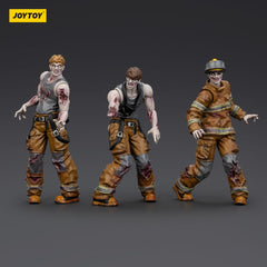 Zombie Dark Source Action Figures 3-Pack Firefighters 8 cm 6927054401598