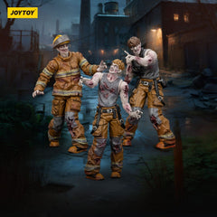 Zombie Dark Source Action Figures 3-Pack Firefighters 8 cm 6927054401598