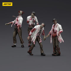 Zombie Dark Source Action Figures 4-Pack Scientists (Male) 8 cm 6927054401604