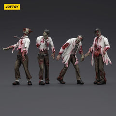 Zombie Dark Source Action Figures 4-Pack Scientists (Male) 8 cm 6927054401604