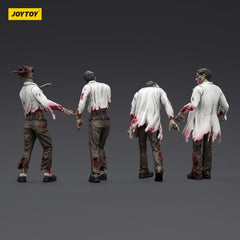 Zombie Dark Source Action Figures 4-Pack Scientists (Male) 8 cm 6927054401604