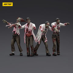 Zombie Dark Source Action Figures 4-Pack Scientists (Male) 8 cm 6927054401604