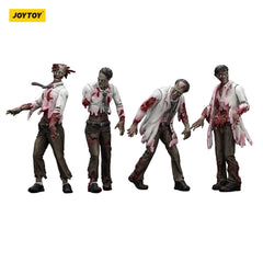 Zombie Dark Source Action Figures 4-Pack Scientists (Male) 8 cm 6927054401604