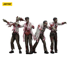 Zombie Dark Source Action Figures 4-Pack Scientists (Male) 8 cm 6927054401604