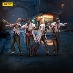 Zombie Dark Source Action Figures 4-Pack Scientists (Male) 8 cm 6927054401604