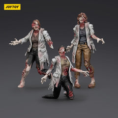 Zombie Dark Source Action Figures 3-Pack Scientists (Female) 8 cm 6927054401611