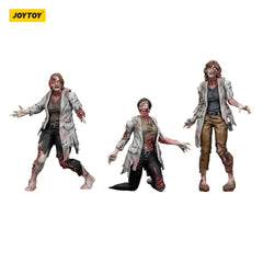 Zombie Dark Source Action Figures 3-Pack Scientists (Female) 8 cm 6927054401611