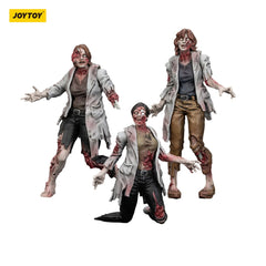 Zombie Dark Source Action Figures 3-Pack Scientists (Female) 8 cm 6927054401611