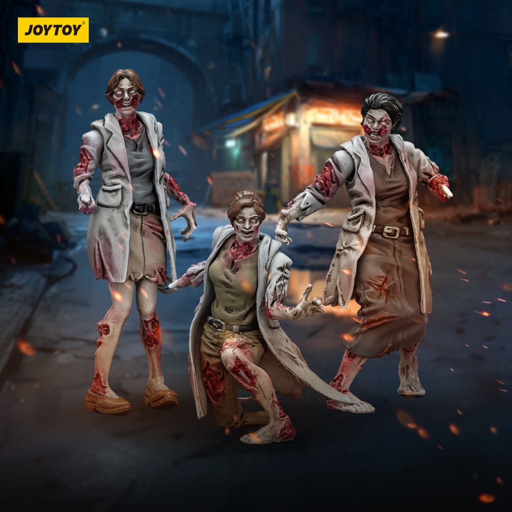 Zombie Dark Source Action Figures 3-Pack Medics 8 cm 6927054401628