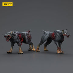 Zombie Dark Source Action Figures 2-Pack Police Dogs 8 cm 6927054401642