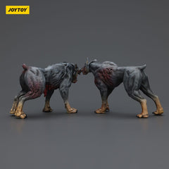 Zombie Dark Source Action Figures 2-Pack Police Dogs 8 cm 6927054401642