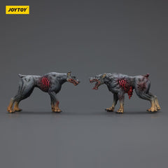 Zombie Dark Source Action Figures 2-Pack Police Dogs 8 cm 6927054401642