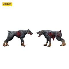 Zombie Dark Source Action Figures 2-Pack Police Dogs 8 cm 6927054401642