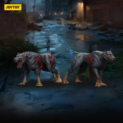 Zombie Dark Source Action Figures 2-Pack Police Dogs 8 cm 6927054401642