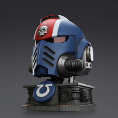 Warhammer 40,000: Space Marine 2 Replica Ultramarines Lieutenant Titus helmet with Display Stand 44 cm  6927054401697