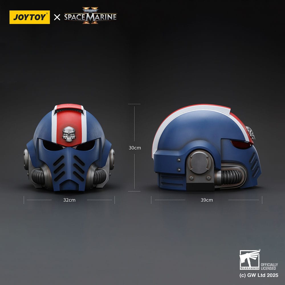 Warhammer 40,000: Space Marine 2 Replica Ultramarines Lieutenant Titus helmet 30 cm  6927054401741