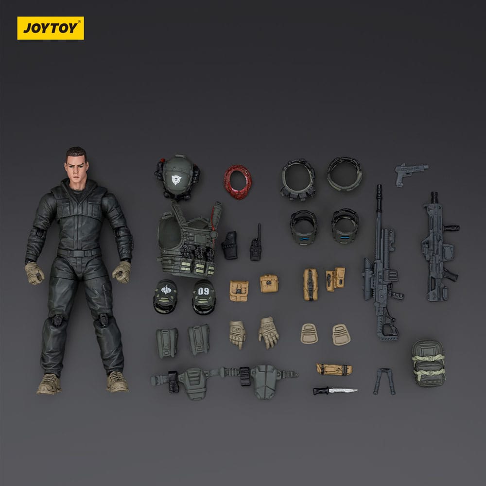 APOC Series Dark Source Action Figur Stellar Scar Assault Team Darksilicon 11 cm 6927054401888