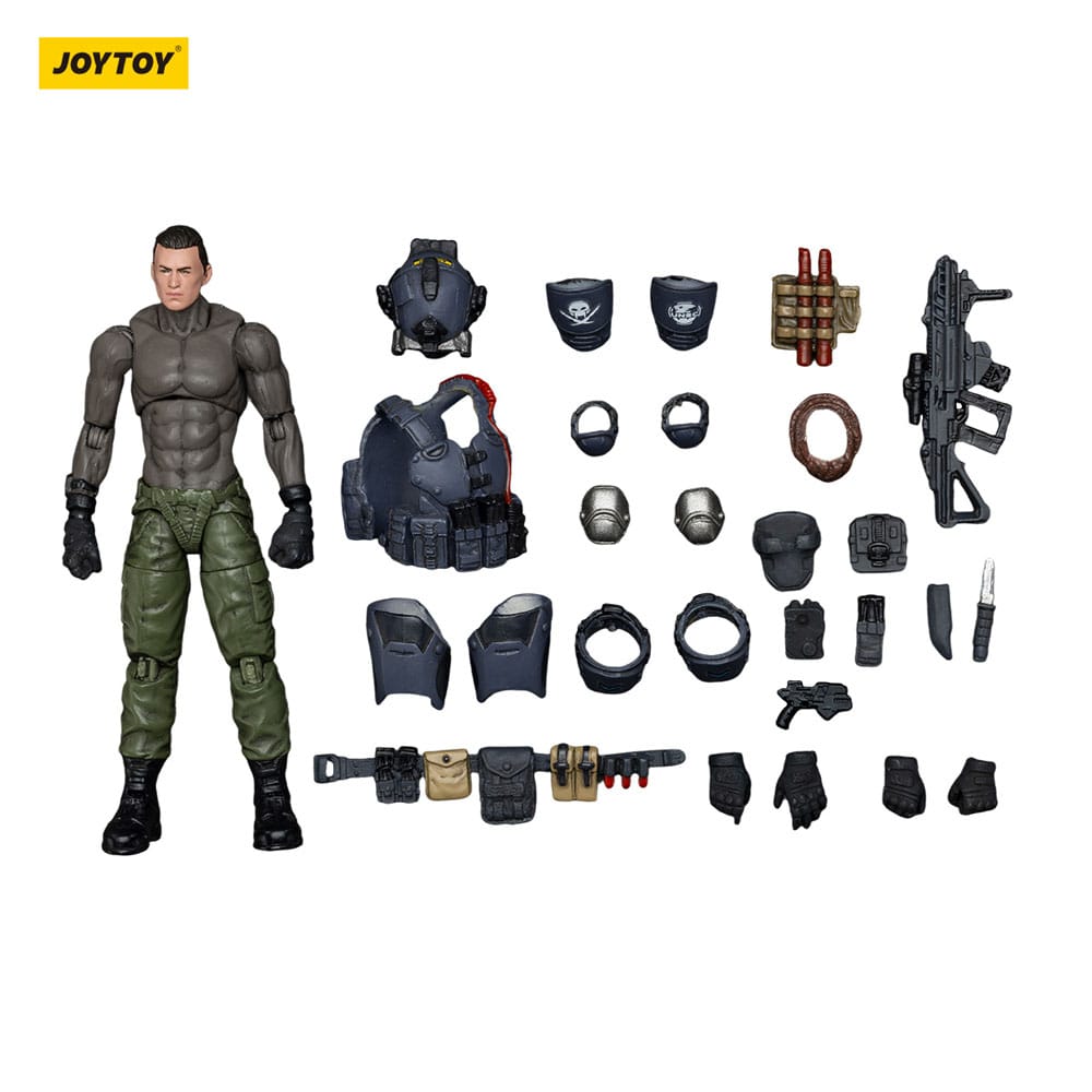 APOC Series Dark Source Action Figur Stellar Scar Assault Team Ghostmanganese 11  cm 6927054401918