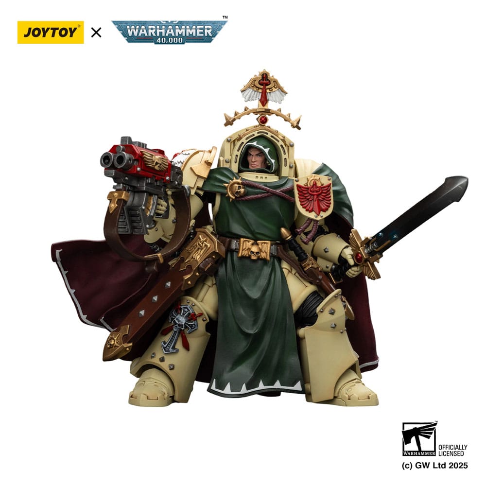 Warhammer 40,000: Dark Angels Action Figure Belial Grand Master of The Deathwing With the Sword of Silence and Storm Bolter 14 cm 6927054402304