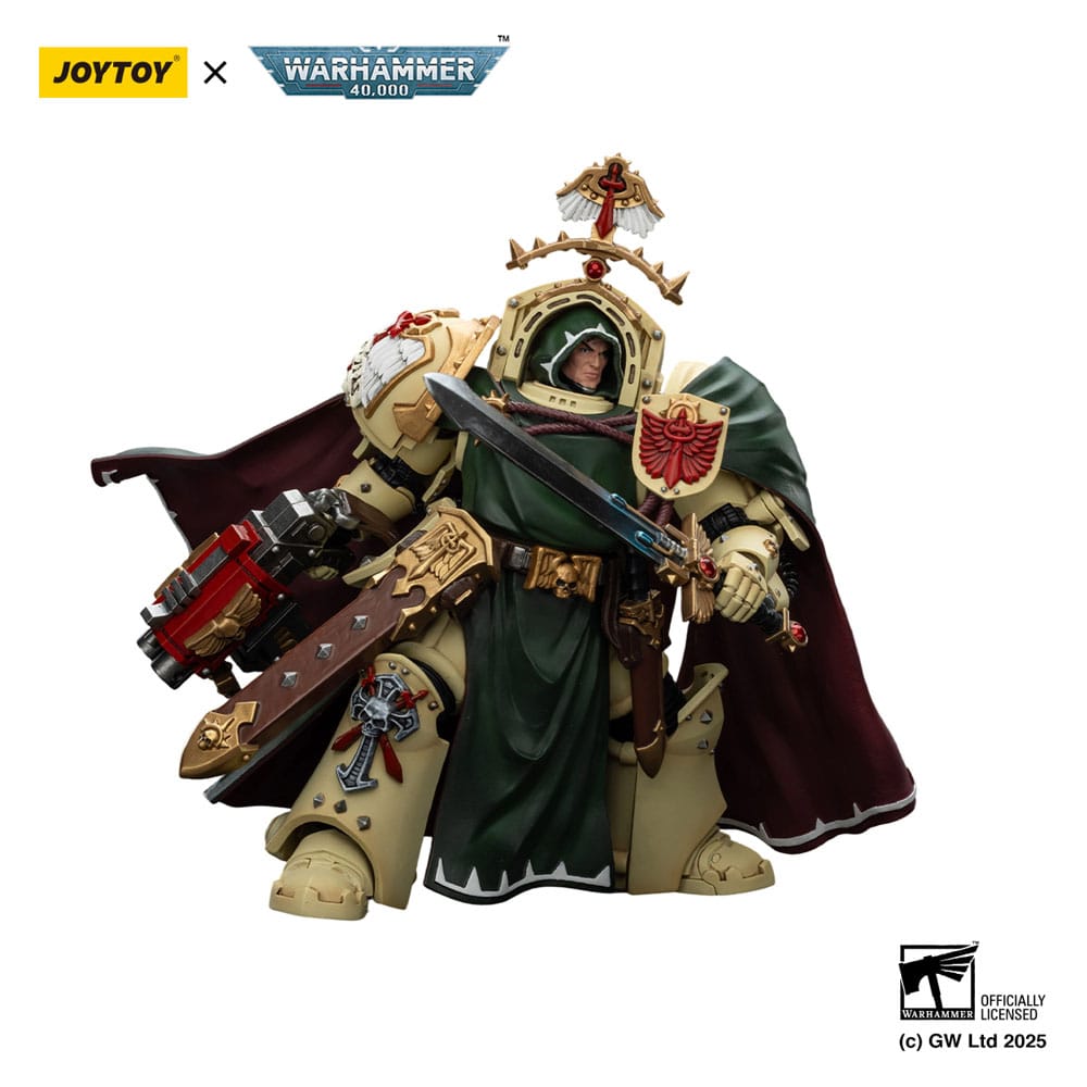 Warhammer 40,000: Dark Angels Action Figure Belial Grand Master of The Deathwing With the Sword of Silence and Storm Bolter 14 cm 6927054402304