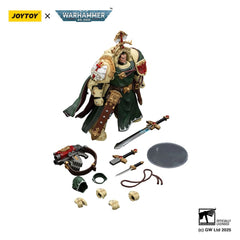 Warhammer 40,000: Dark Angels Action Figure Belial Grand Master of The Deathwing With the Sword of Silence and Storm Bolter 14 cm 6927054402304