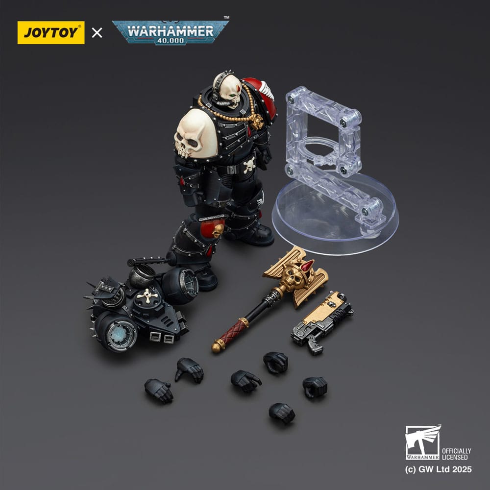 Warhammer 40,000: Combat Patrol Blood Angels Action Figure Lemartes With Jump Pack Blood Crozius and Absolver Bolt Pistol 12 cm 6927054402311