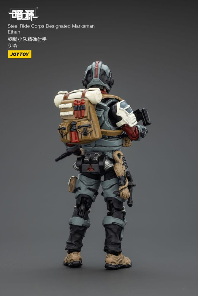 Steel Ride Corps Dark Source Action Figur Designated Marksman Ethan 7 cm 6927054402328