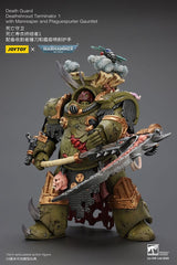 Warhammer 40k Action Figure 1/18 Death Guard Deathshroud Terminator 1 with Manreaper and Plaguespurter Gauntlet 14 cm  6927054402588