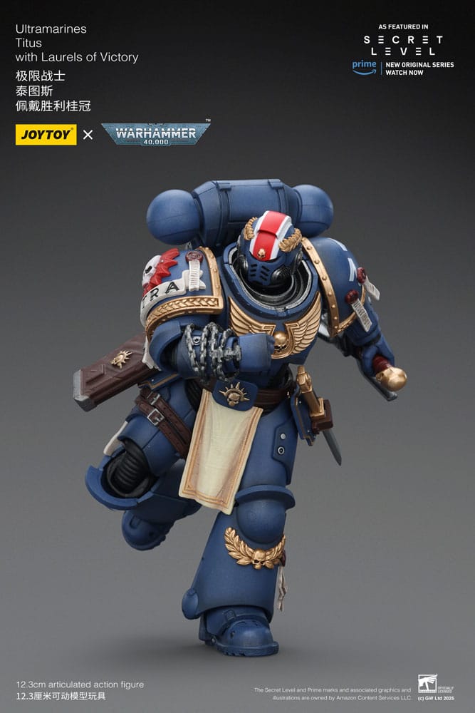 Warhammer 40,000 Action Figure Ultramarines Titus with Laurels of Victory 13 cm 6927054402779
