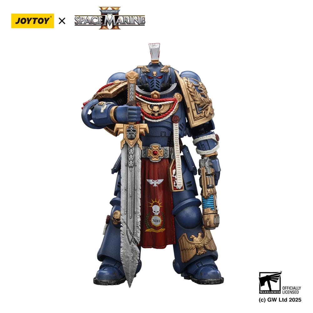 Warhammer 40,000: Space Marine 2 Action Figure Ultramarines Relic Primus Armourwith Plasma Pistol and Combat Blade 13 cm 6927054402816