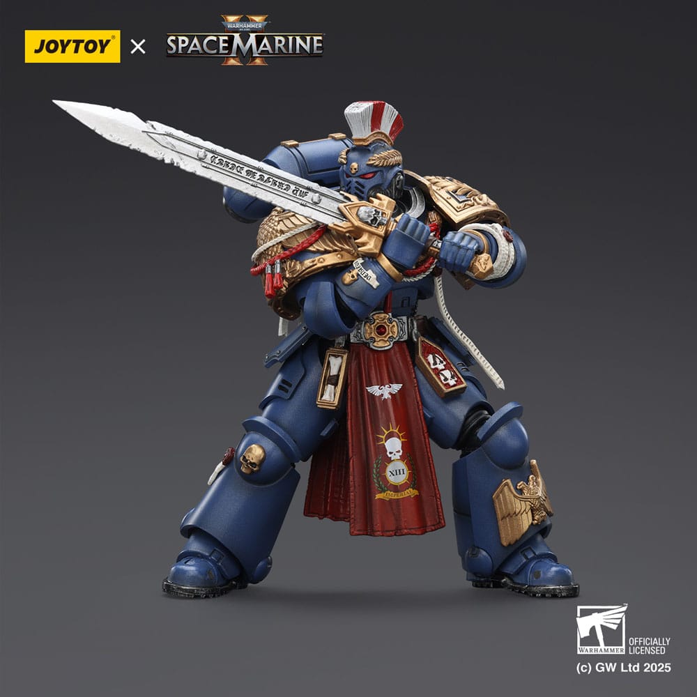 Warhammer 40,000: Space Marine 2 Action Figure Ultramarines Relic Primus Armourwith Plasma Pistol and Combat Blade 13 cm 6927054402816