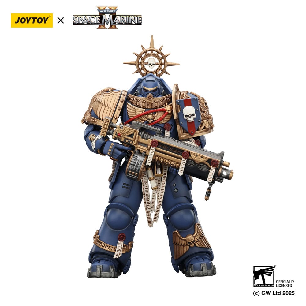 Warhammer 40,000: Space Marine 2 Action Figure Ultramarines Heavy Relic Primus Armor with Heavy Relic Bolt Rifle 13 cm 6927054402854