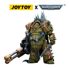 Warhammer 40,000 Action Figure Death Guard Blightlord Terminator 1 with Reaper Autocannon and Bubotic Blades 14 cm 6927054402861