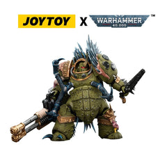 Warhammer 40,000 Action Figure Death Guard Blightlord Terminator 1 with Reaper Autocannon and Bubotic Blades 14 cm 6927054402861