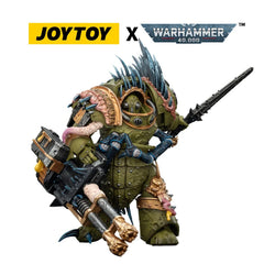 Warhammer 40,000 Action Figure Death Guard Blightlord Terminator 1 with Reaper Autocannon and Bubotic Blades 14 cm 6927054402861