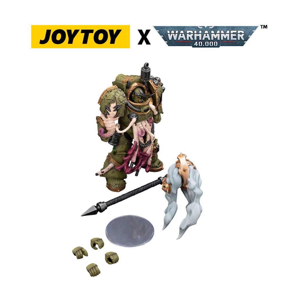 Warhammer 40,000 Action Figure Death Guard Blightlord Terminator 2 with Flail of Corruption 14 cm 6927054402878