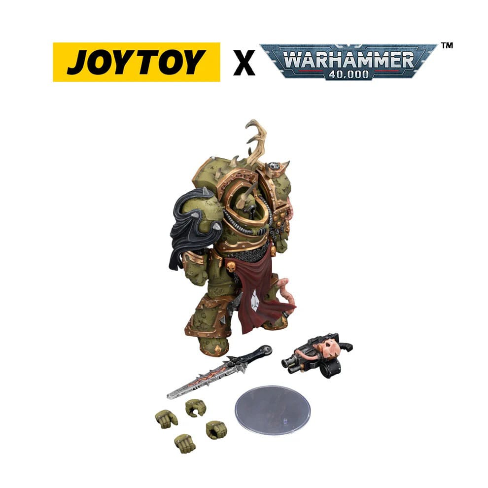 Warhammer 40,000 Action Figure Death Guard Blightlord Terminator 3 with Combi-bolter and Bubotic Blade 14 cm 6927054402885