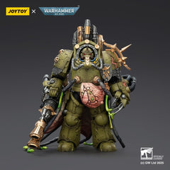 Warhammer 40,000 Action Figure Death Guard Lord of Virulence with Power Fist and Twin Plague Spewer 14 cm 6927054402908