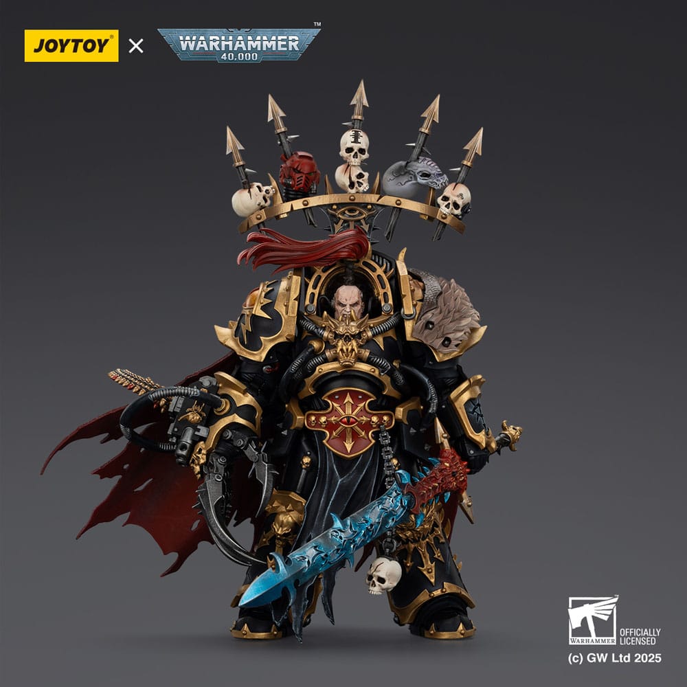 Warhammer 40,000 Action Figure  Black Legion Abaddon the Despoiler with Drach'nyen and the Talo 16 cm 6927054402922