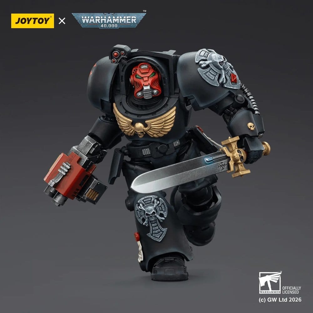 Warhammer 40,000 Action Figure Black Templars Terminator 1 with Power Sword and Storm Bolter 14 cm 6927054403097