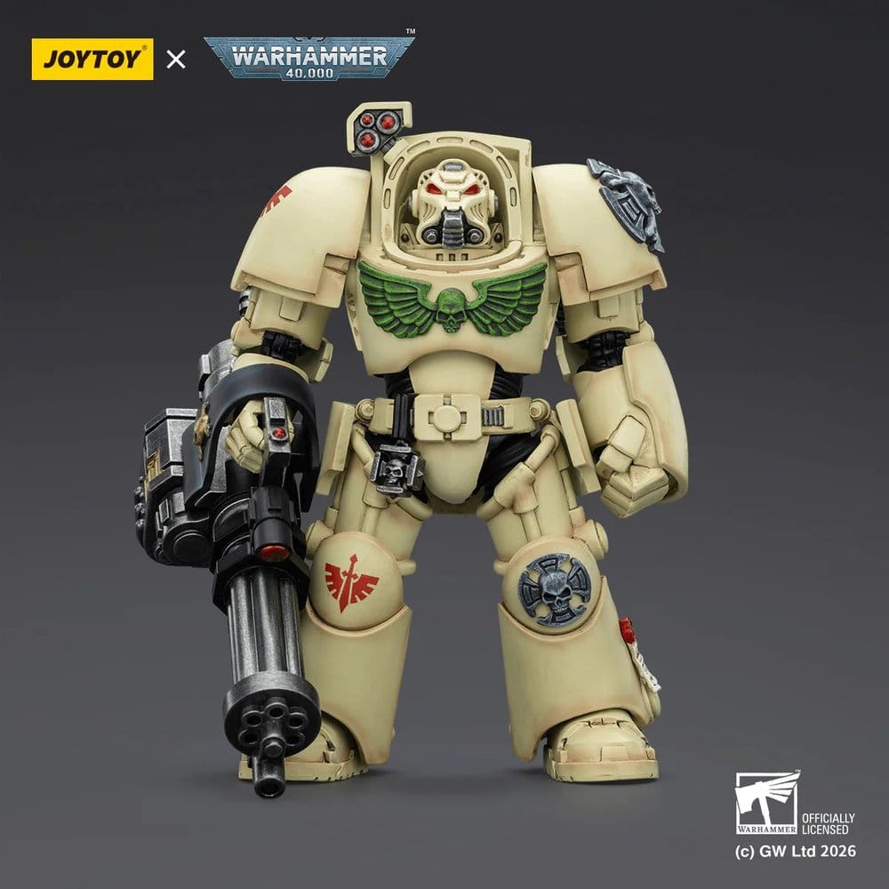 Warhammer 40,000 Action Figure Dark Angels Deathwing Terminator 3 with Power Fist and Assault Cannon 14 cm 6927054403141